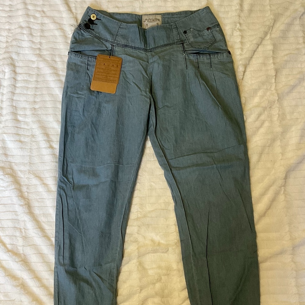 Baby Blue Lightweight Pants Bought in Europe Size 38